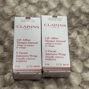 4- Clarins V-Facial Intensive Wrap Duo lot of 4